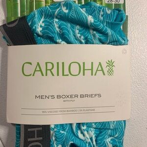 Cariloha Bamboo Men’s Boxer Briefs Small 28-30 Soft And Cooling